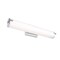 Westinghouse Fixture Wall LED Dimmable 25W Clear Temp Slct Brshd Nkl Crvd White Frosted Shade 6112100 - alternate 6